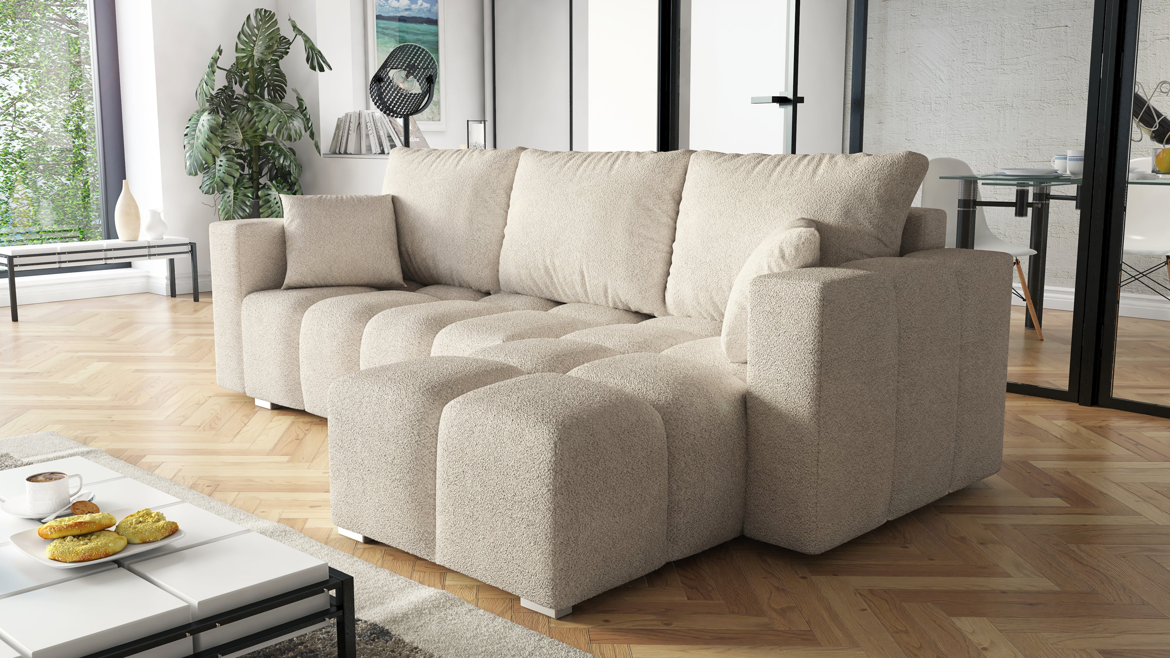 Kampinė Sofa - lova COLIN