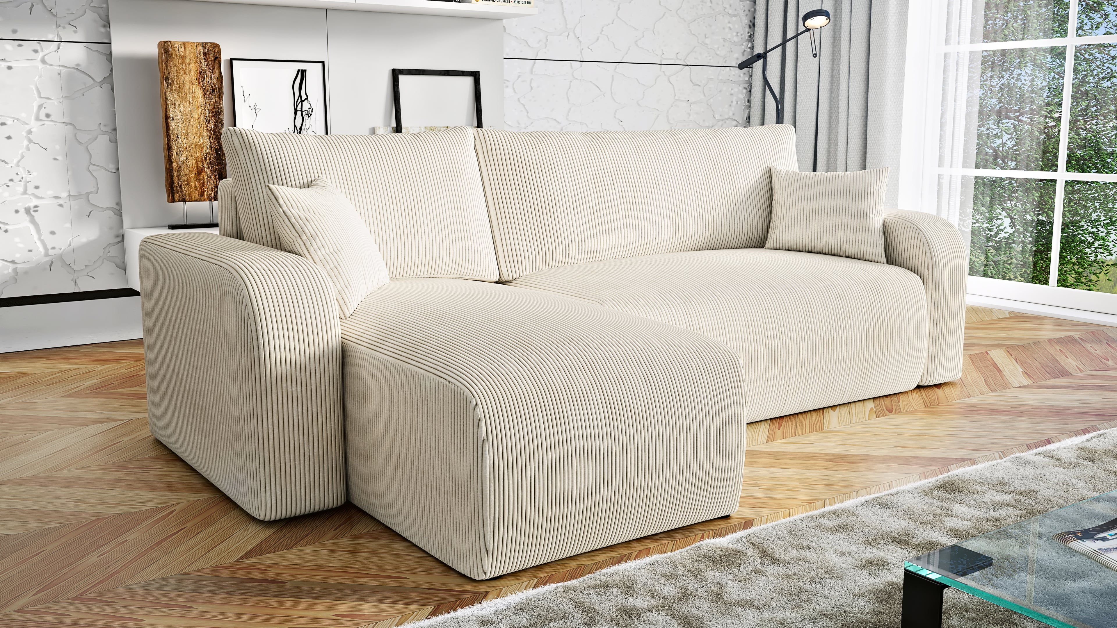 Kampinė Sofa - lova SINDI