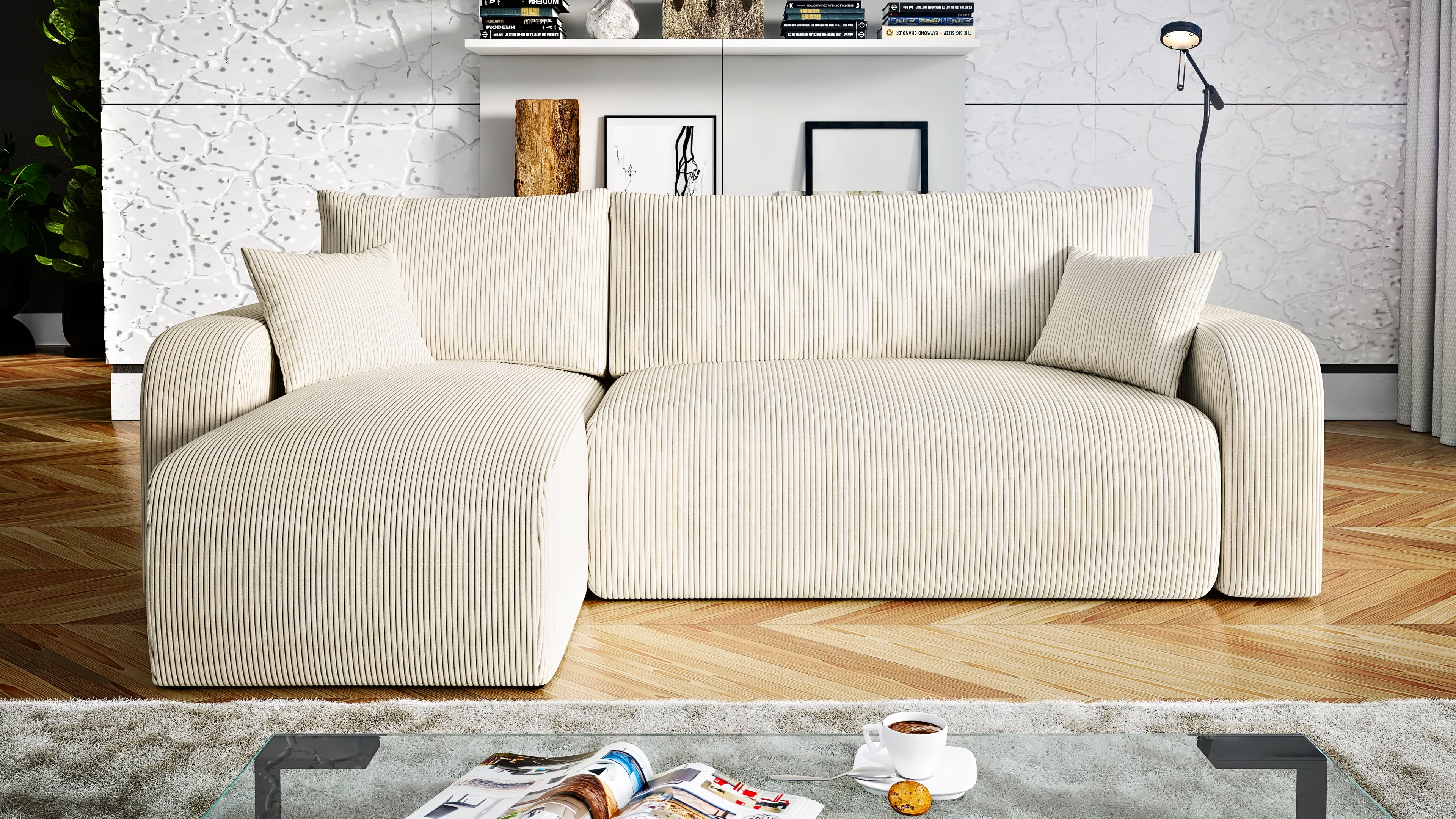Kampinė Sofa - lova SINDI