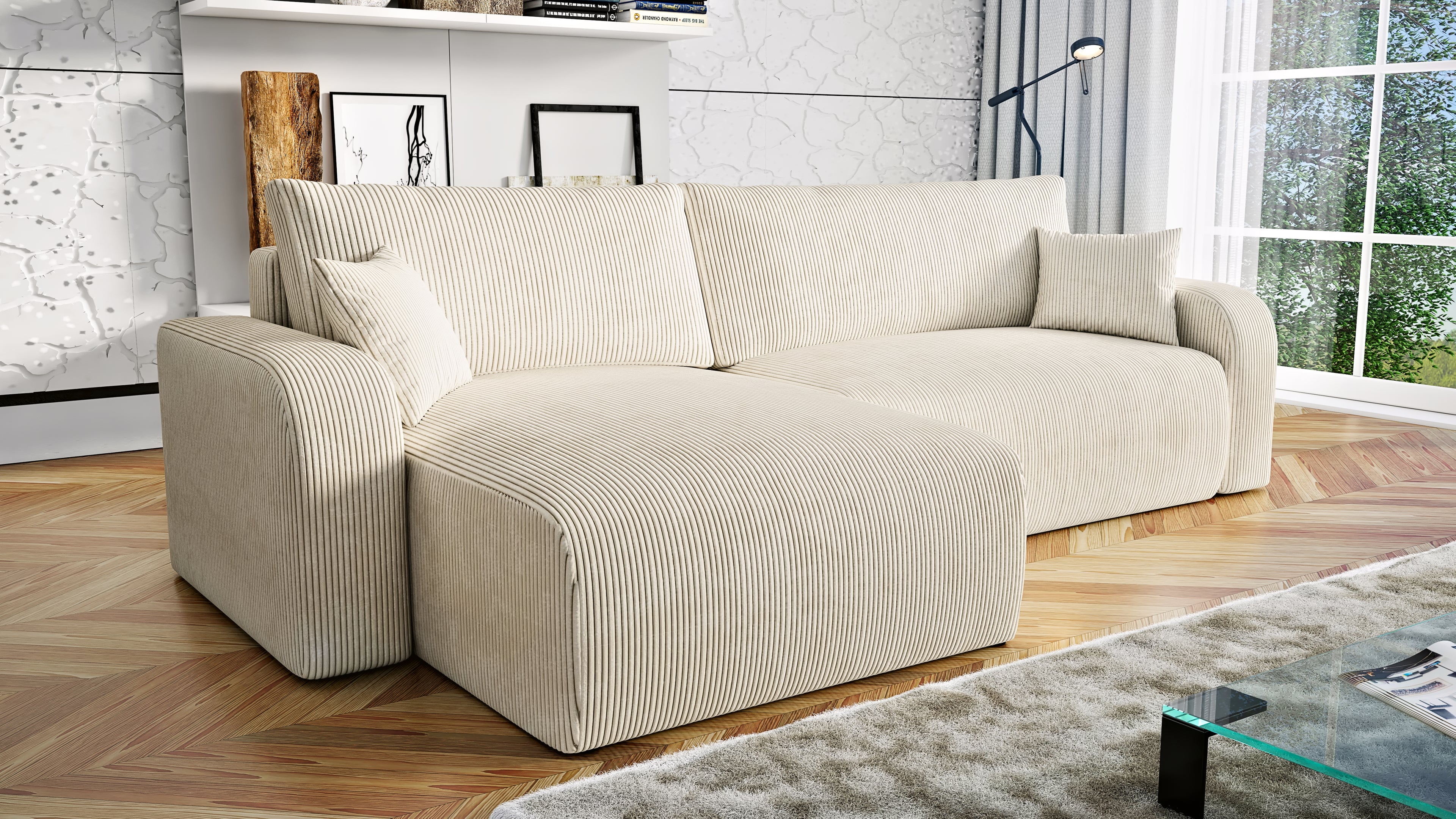 Kampinė Sofa - lova SINDI XL