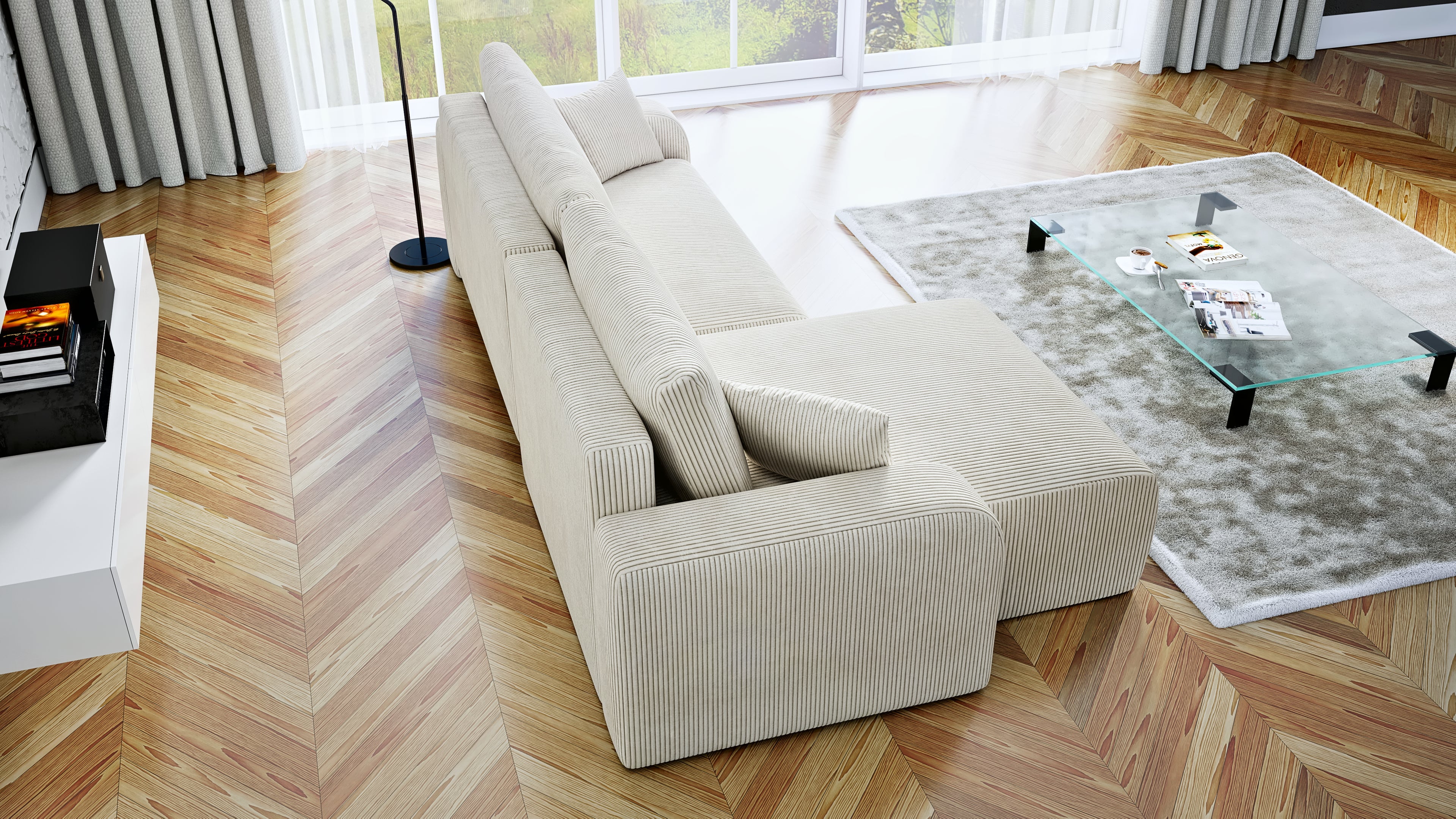 Kampinė Sofa - lova SINDI XL
