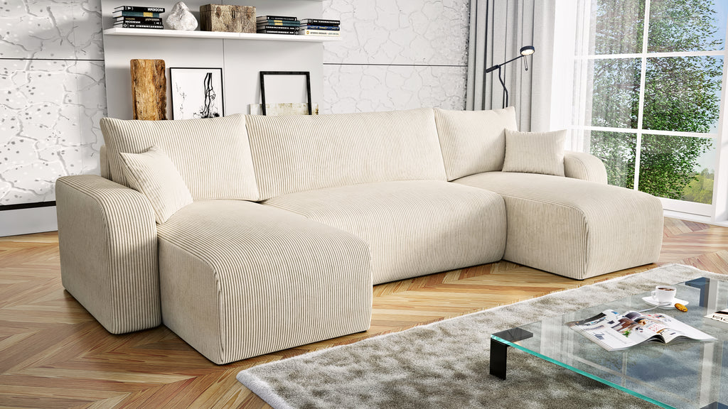 Kampinė Sofa - lova SINDI U