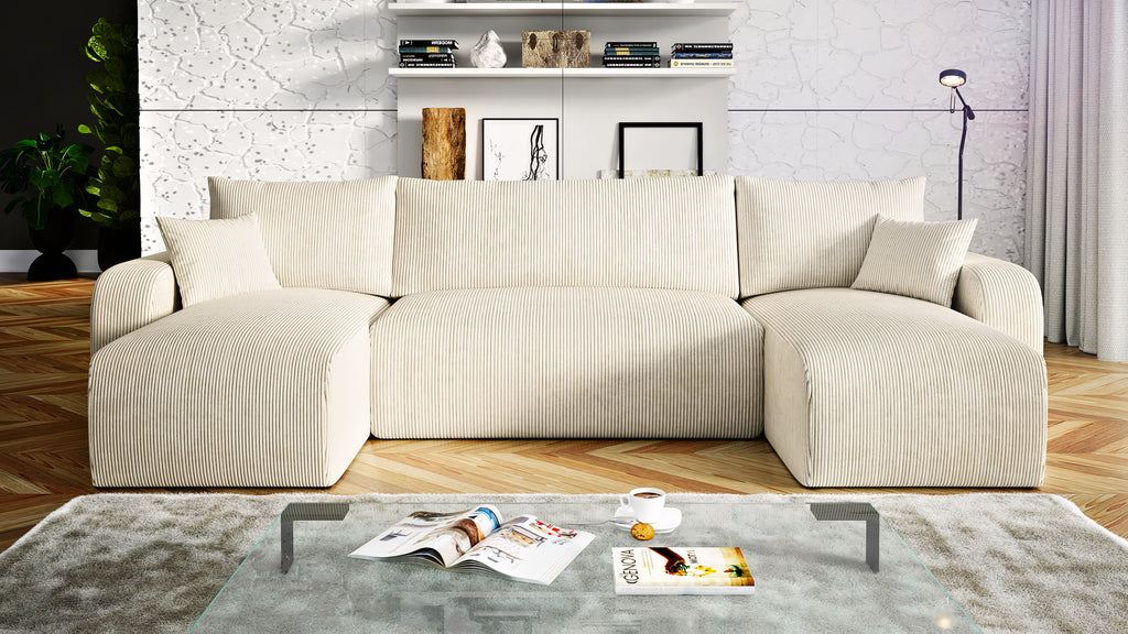 Kampinė Sofa - lova SINDI U