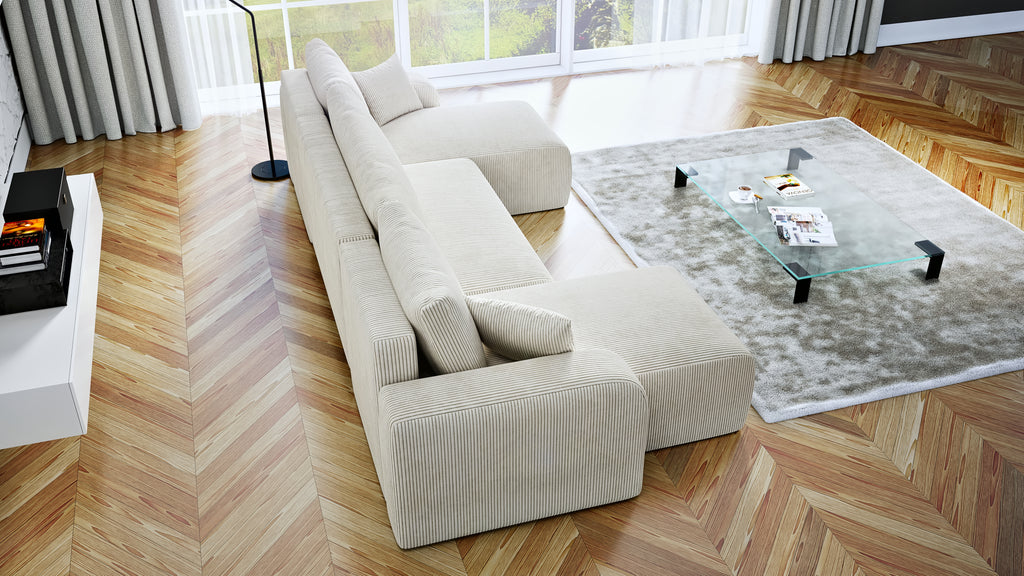 Kampinė Sofa - lova SINDI U