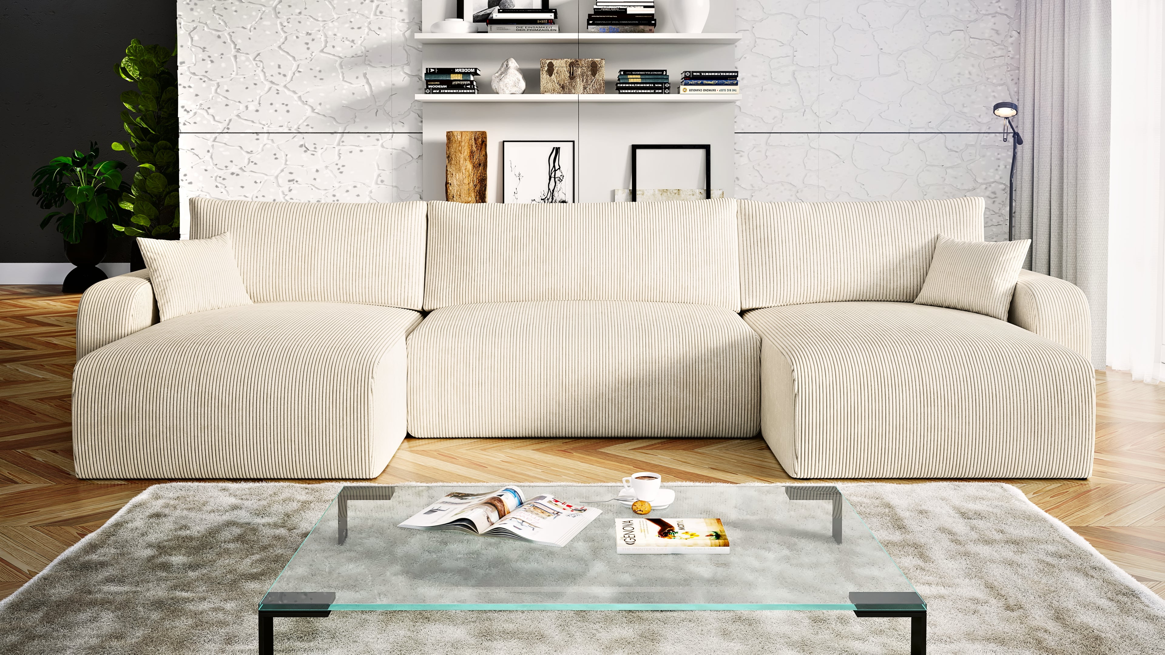 Kampinė Sofa - lova SINDI U XL